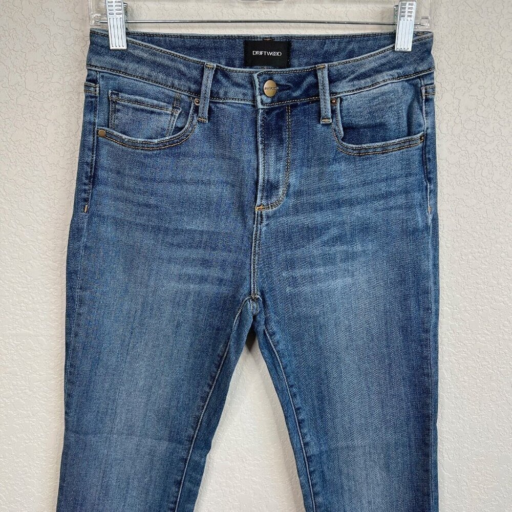 Driftwood Kelly Jeans Blue Denim Women's Size 26 x 26 *HEMMED* Classic Casual - Picture 2 of 9